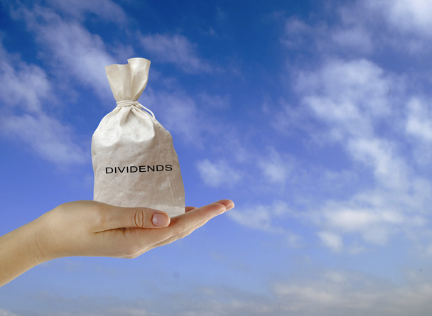 tas met dividenden - Foto, afbeelding