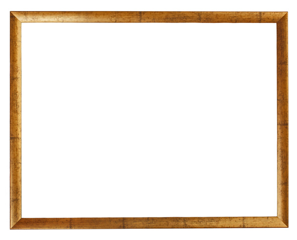 Позолоченная деревянная рамка - Фото, изображение