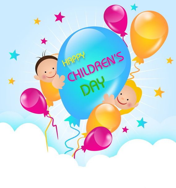 Happy children's day - Foto, afbeelding