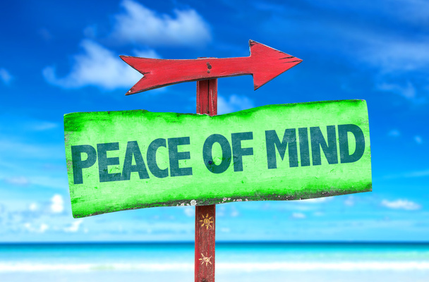 Signo de texto Paz de la mente
 - Foto, imagen
