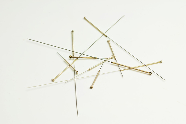 Agulhas de acupuntura
 - Foto, Imagem