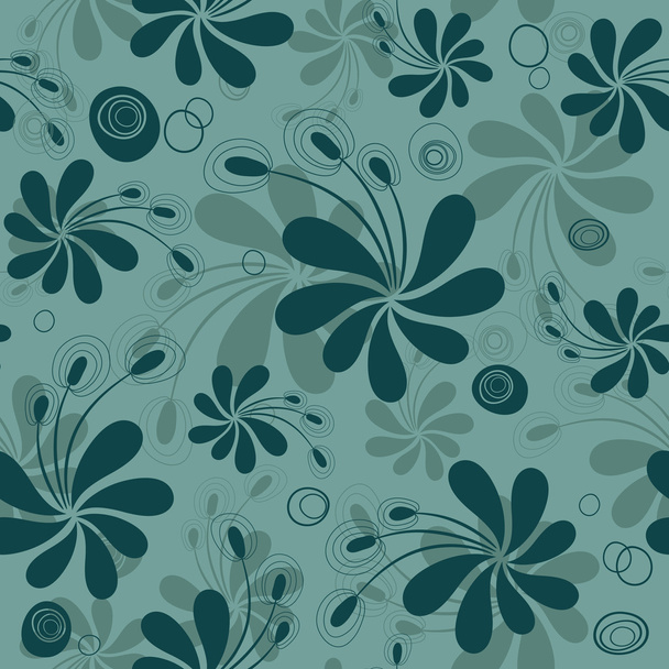 Repeating floral pattern - Vettoriali, immagini