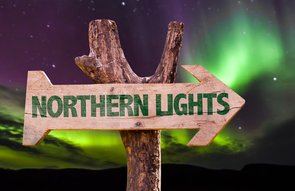 Északi fény jele - Fotó, kép