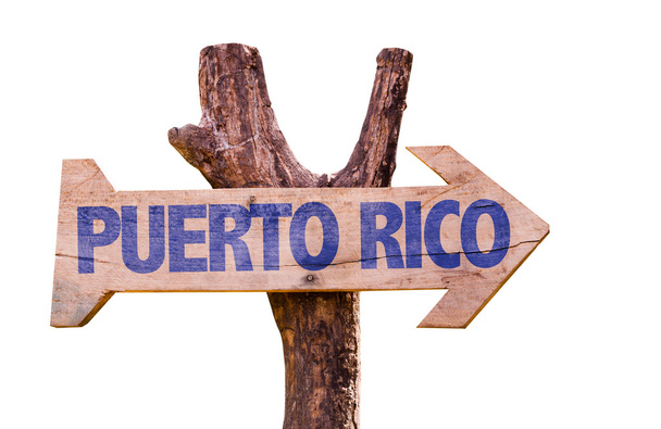 Puerto Rico wooden sign - Photo, Image