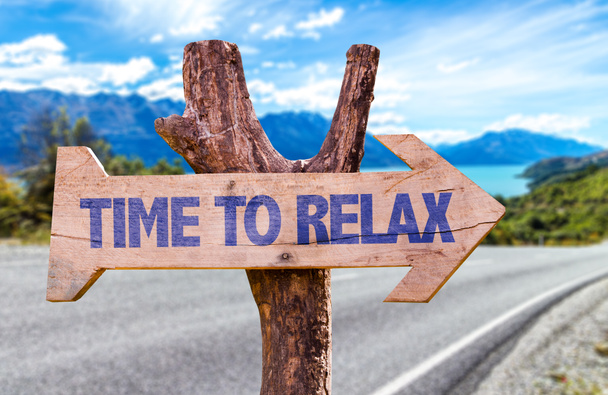 Time to Relax wooden sign - Photo, Image