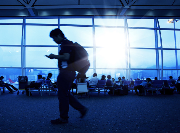 Hong Kong airport passengers - Photo, Image