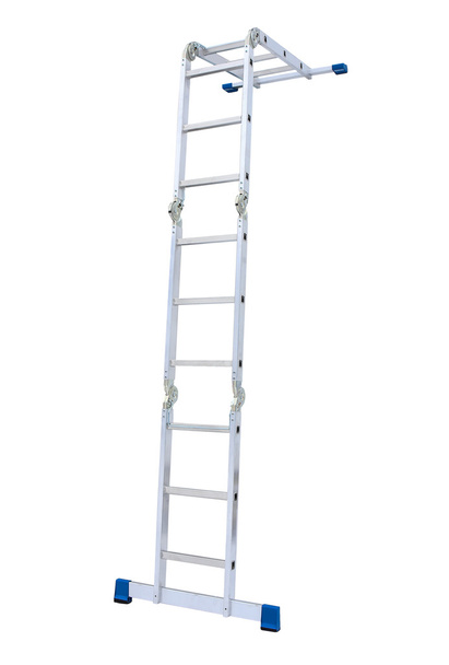  metal step-ladder isolated  - Photo, image