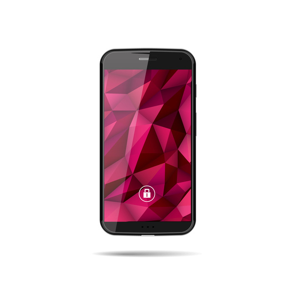 ベクトル スマート携帯電話のモックアップ - ベクター画像