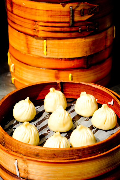 Çin dim sum köfte yemek shanghai Çin - Fotoğraf, Görsel