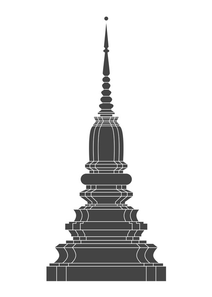 Thaimaa Temppeli vektori
 - Vektori, kuva