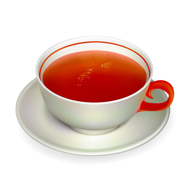 お茶の杯 - ベクター画像