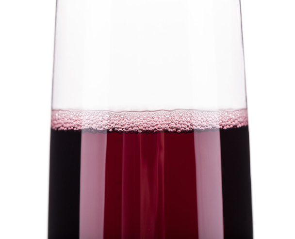 Red champagne glass. - Photo, image