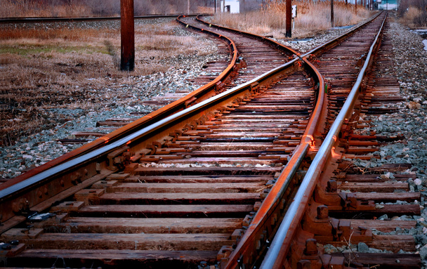 Railyard Trackage - Φωτογραφία, εικόνα