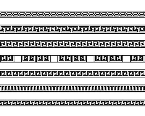 лінія різноманітних візерунків елементів
 - Вектор, зображення