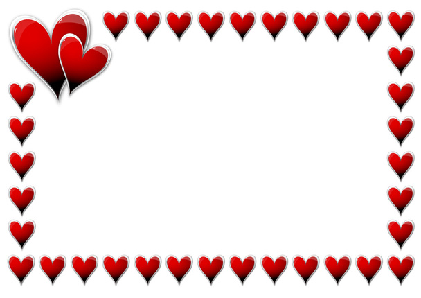 Valentines Day card - Vecteur, image
