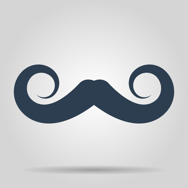 mustaches vector icon - Вектор,изображение
