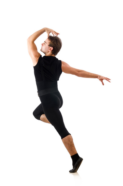 Танцівниця ізольована на білому тлі
 - Фото, зображення