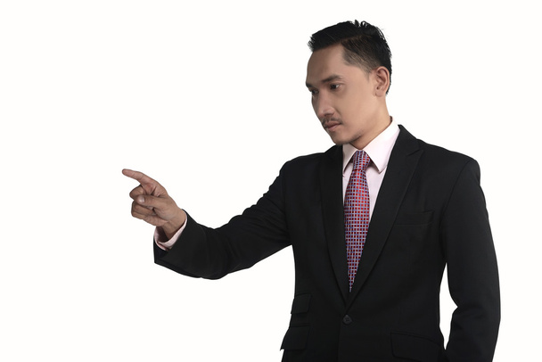 Asian business man pointing something - Photo, Image
