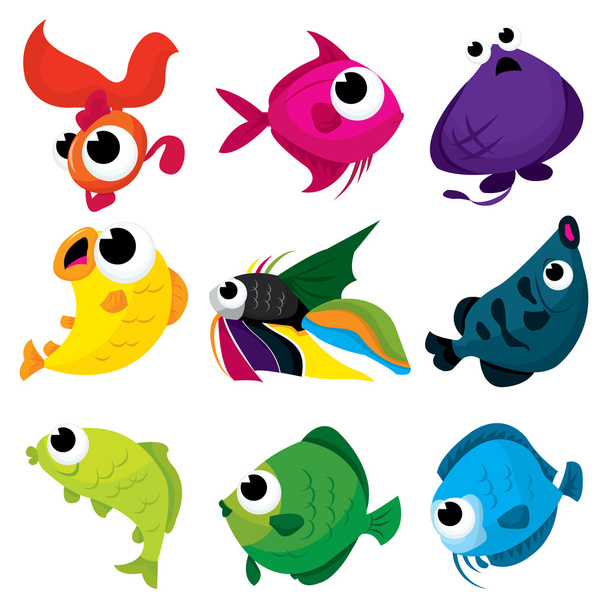 Geometric Line Fish Lover Logo Icon Template - Stock