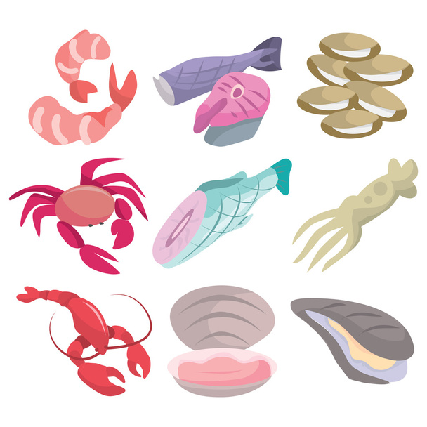 Seafood Delight - Vector, Image