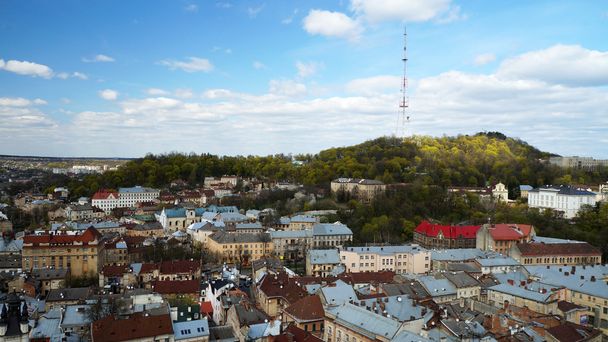 Πανόραμα της πόλης. Lvov. Ουκρανία - Φωτογραφία, εικόνα