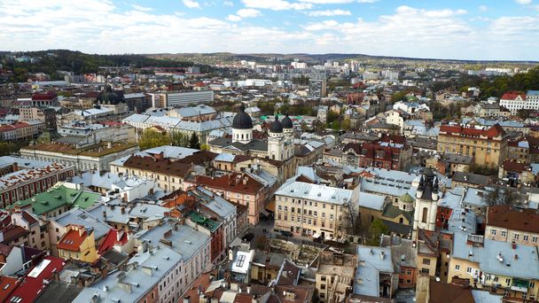 Πανόραμα της πόλης. Lvov. Ουκρανία - Φωτογραφία, εικόνα