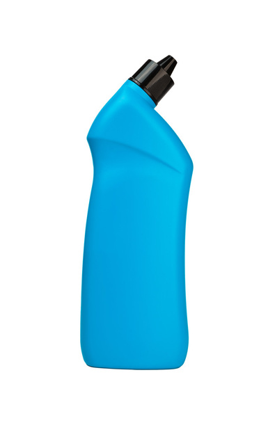 Sininen pullo puhdistus tarjonnan wc
 - Valokuva, kuva