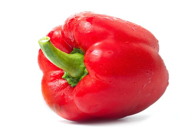 pimienta roja fresca sobre fondo blanco - Foto, imagen