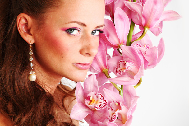 Orchid woman - Photo, Image