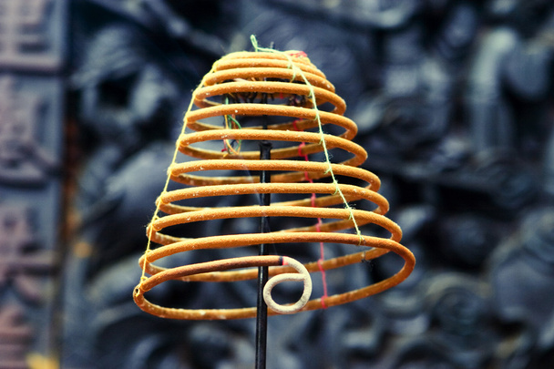 Coil Of Smoking Incense - Photo, Image