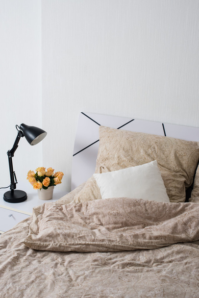 Bright white bedroom - Photo, Image