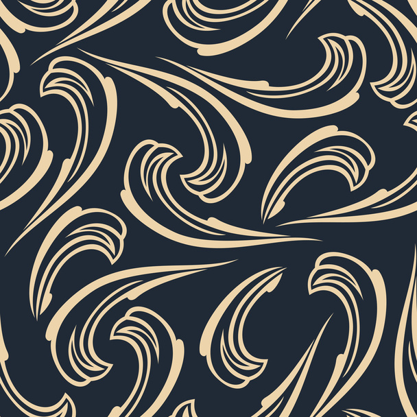 Абстрактный бесшовный винтажный рисунок
 - Вектор,изображение