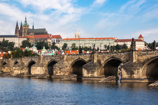 Prague Castle in a sunny day, Prague - Photo, Image