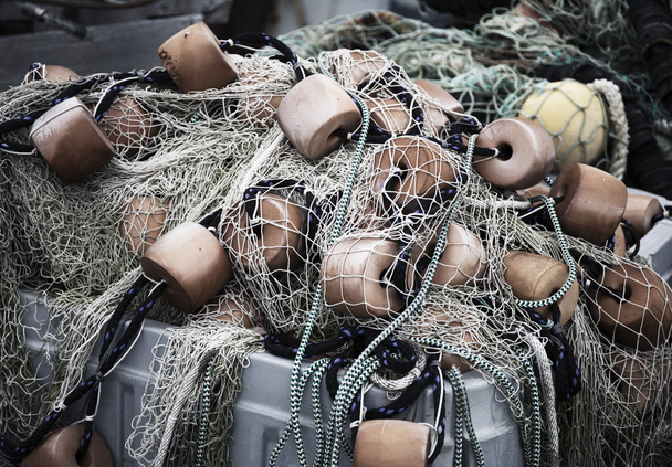 Redes de pesca en Massachusetts
 - Foto, imagen