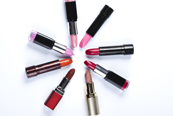 Lipsticks background - Photo, Image