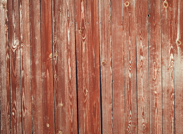 Texture of old red fence - Fotografie, Obrázek