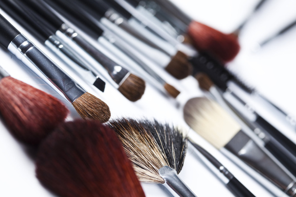 Brushes, makeup, cosmetics - Fotó, kép