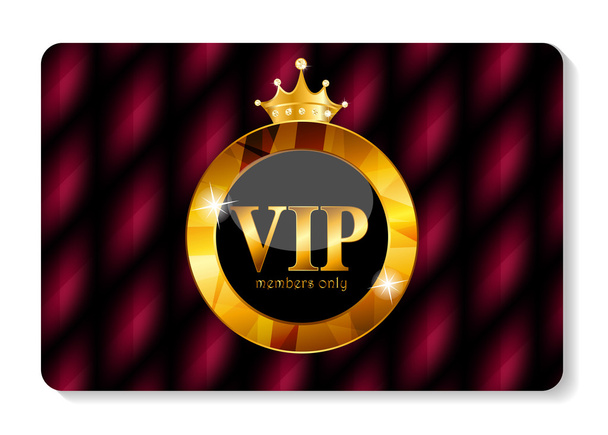 Membros VIP Card Vector Ilustração
 - Vetor, Imagem