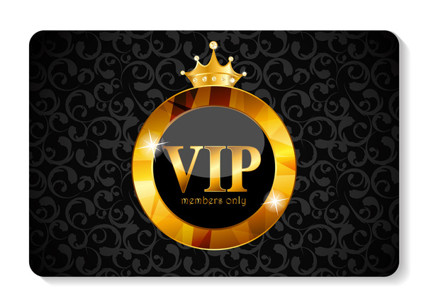 VIP членів Картка Векторні ілюстрації
 - Вектор, зображення
