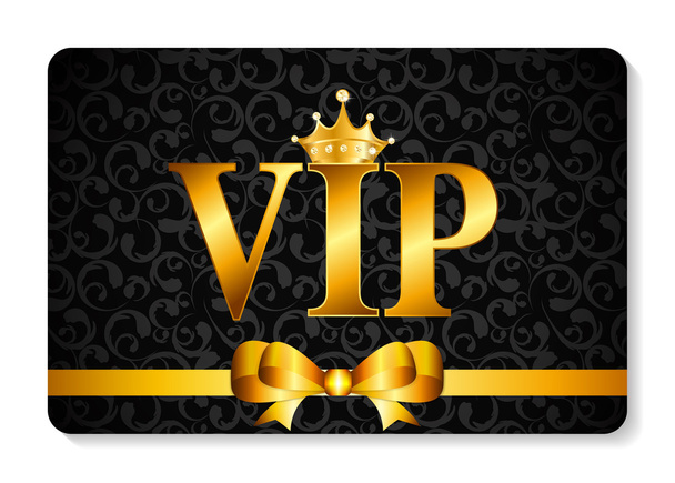 VIP Members Card Vector Illustration - Vector, Image