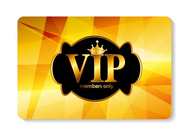 VIP členové kartu vektorové ilustrace - Vektor, obrázek
