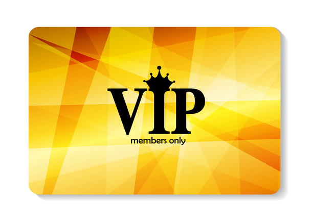 Miembros VIP Tarjeta Vector Ilustración
 - Vector, imagen