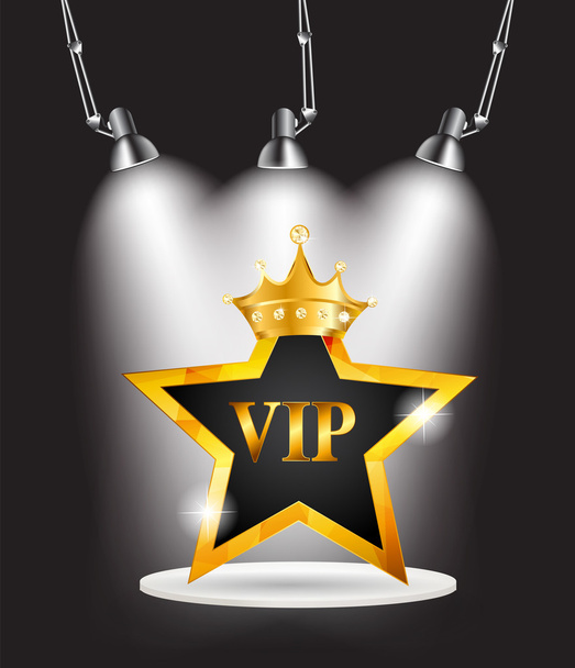Miembros VIP Tarjeta Vector Ilustración
 - Vector, imagen