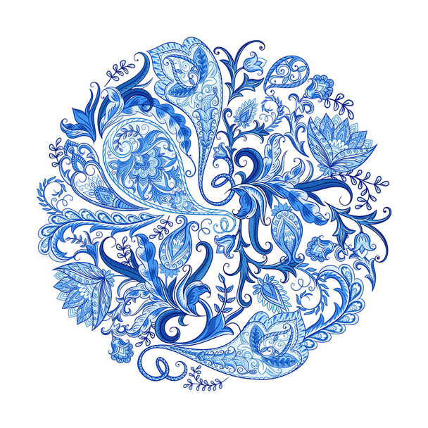 Paisley motif décoratif
 - Vecteur, image