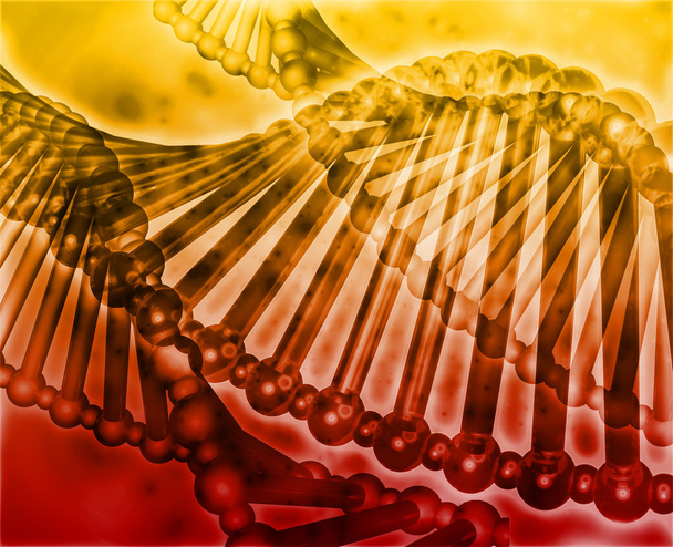 Genes Abstract concept digital illustration - Photo, Image
