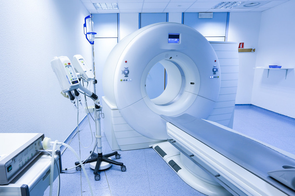 CT (Computed tomography) scanner in hospital - Fotoğraf, Görsel
