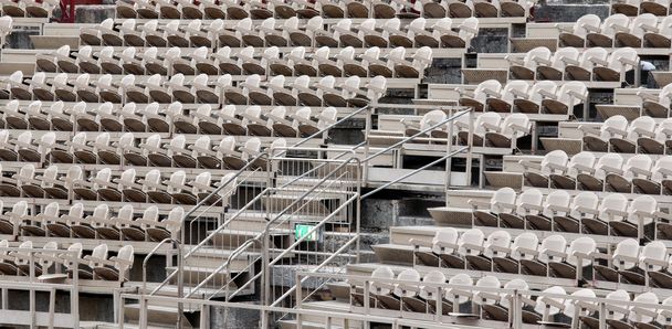 empty seats in the stands before the event - Photo, Image