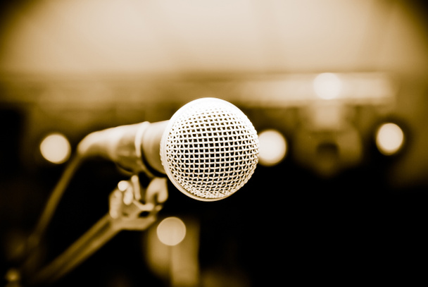 Mikrofon im Studio - Foto, Bild