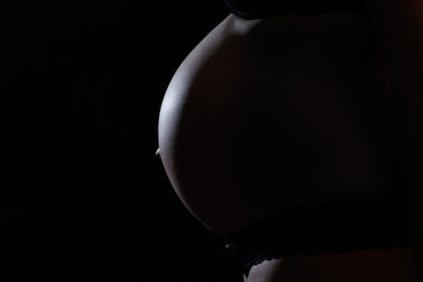 pregnant woman's belly - 写真・画像