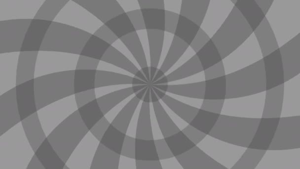 Geanimeerde radiale achtergrond. grijs - Video